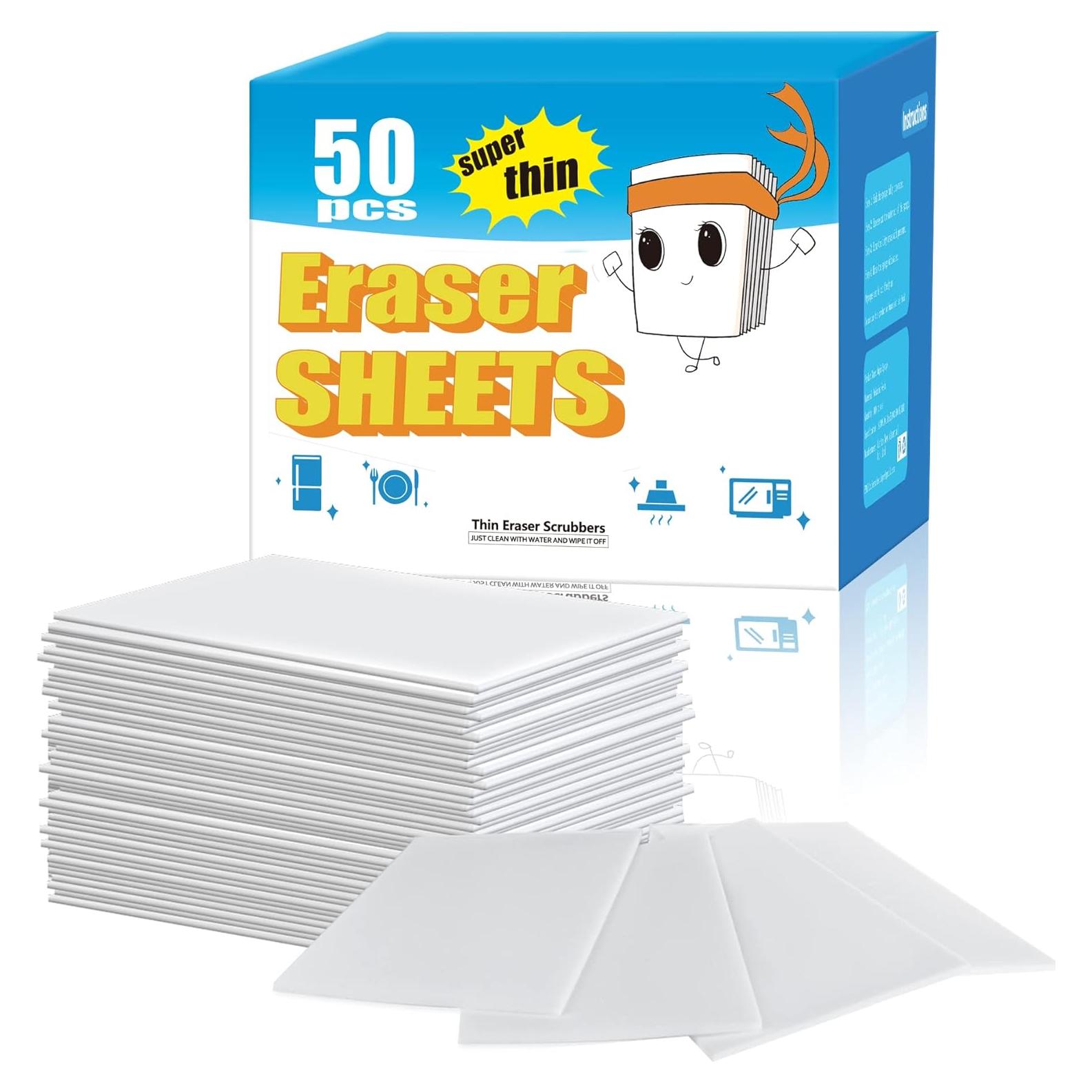 50 Hojas de Borrador Esponja Mágica I-sper Reutilizables