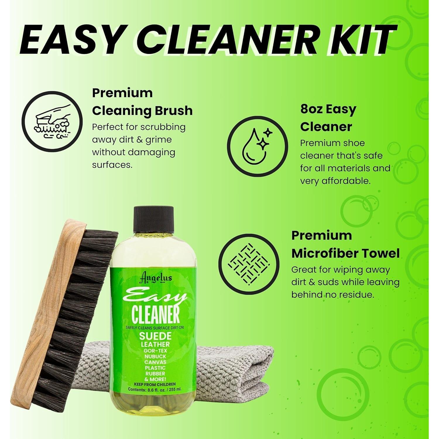 Kit de Limpiador de Zapatos Angelus - 236.6 ml - Multiusos