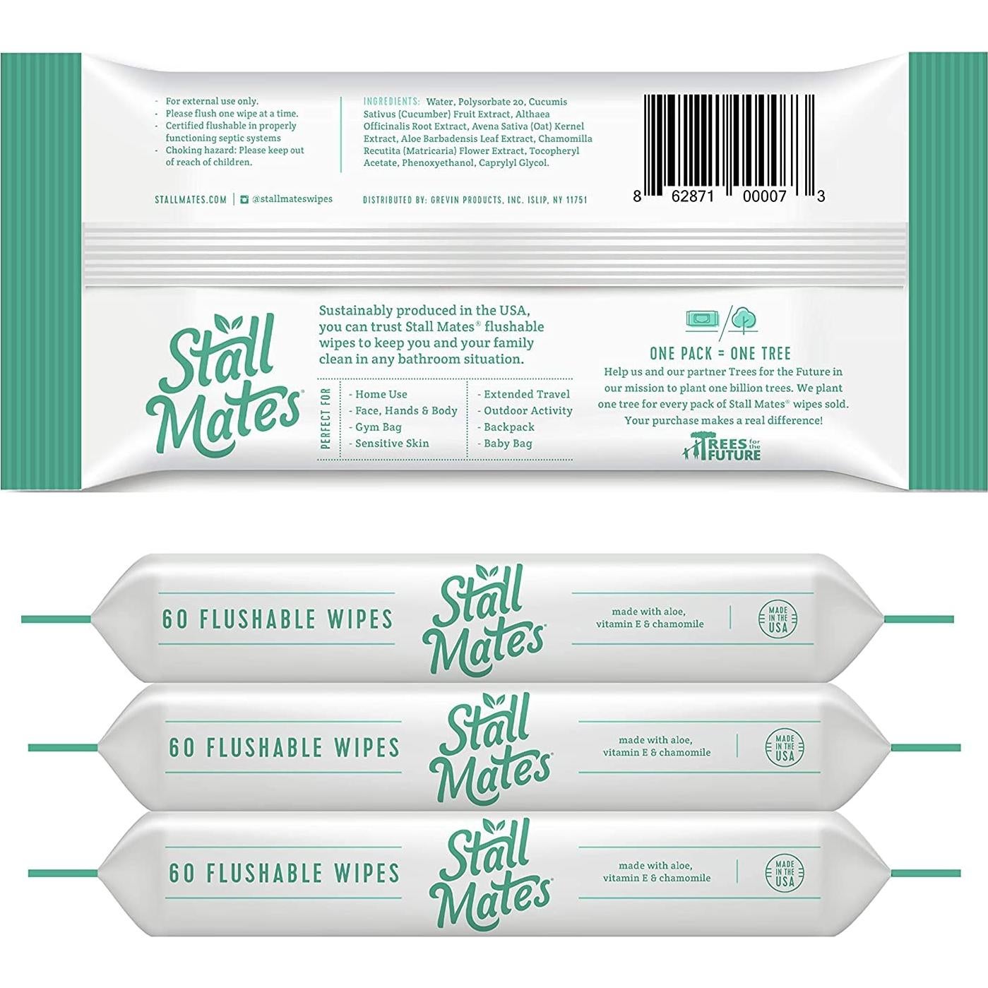 Toallitas desechables Stall Mates - 240 toallitas hipoalergénicas