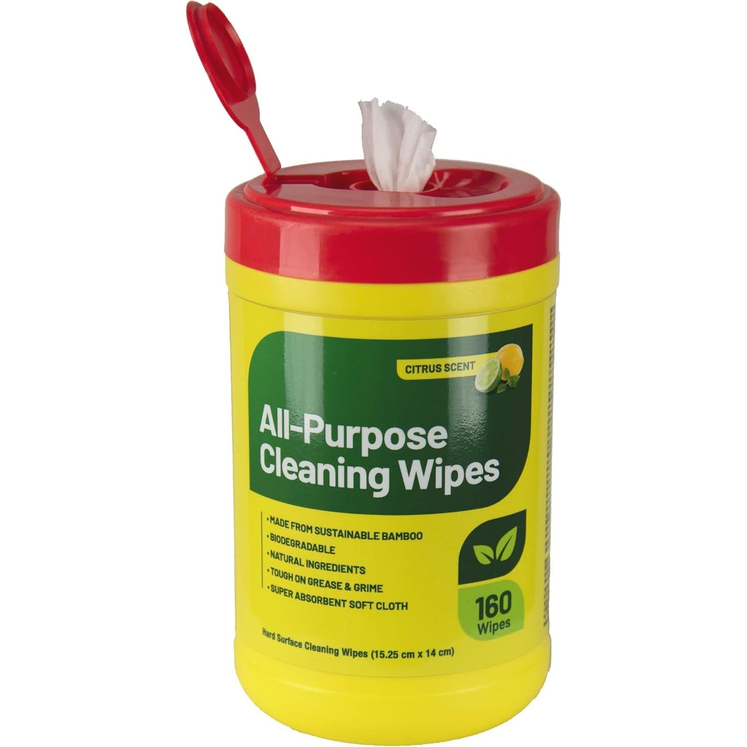 Toallitas de Limpieza Multiusos RTS 160 Unidades Biodegradables