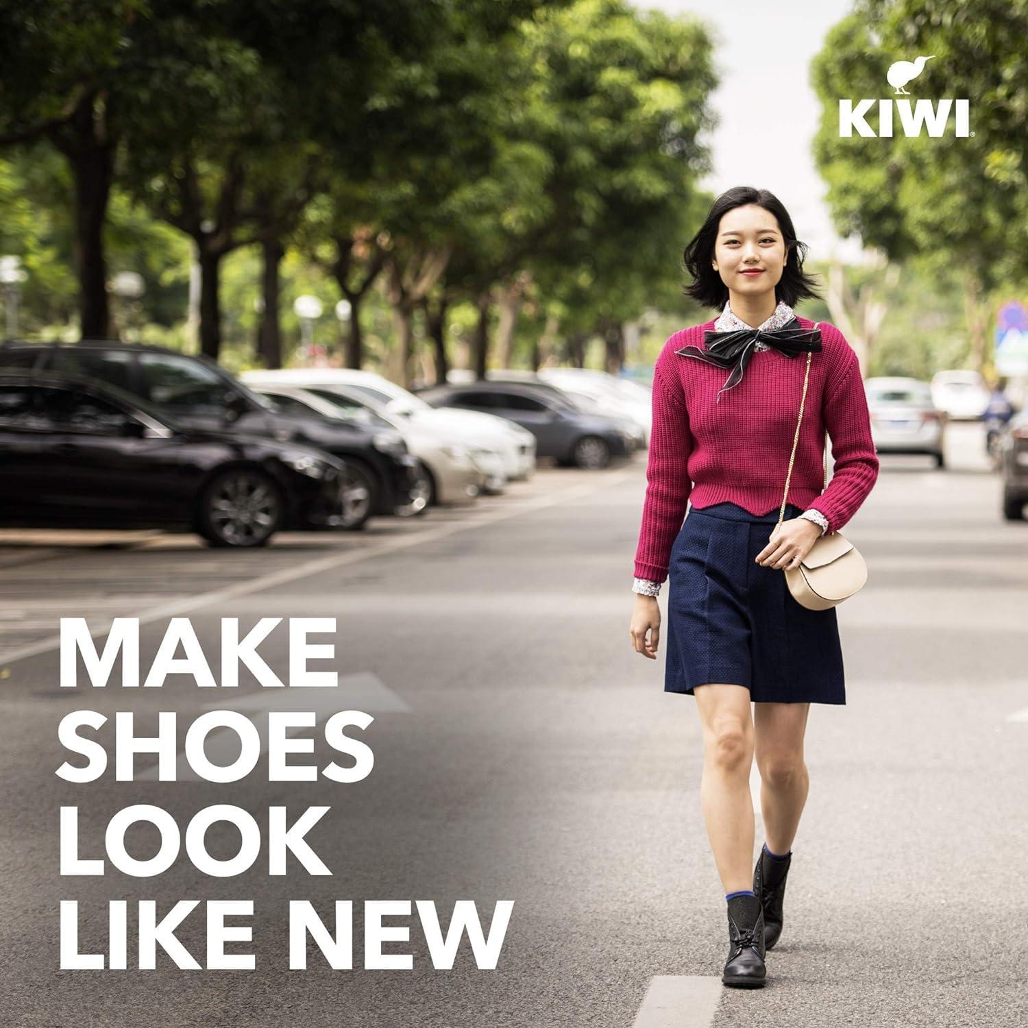 Abrillantador de Zapatos Líquido KIWI Negro 74 ML