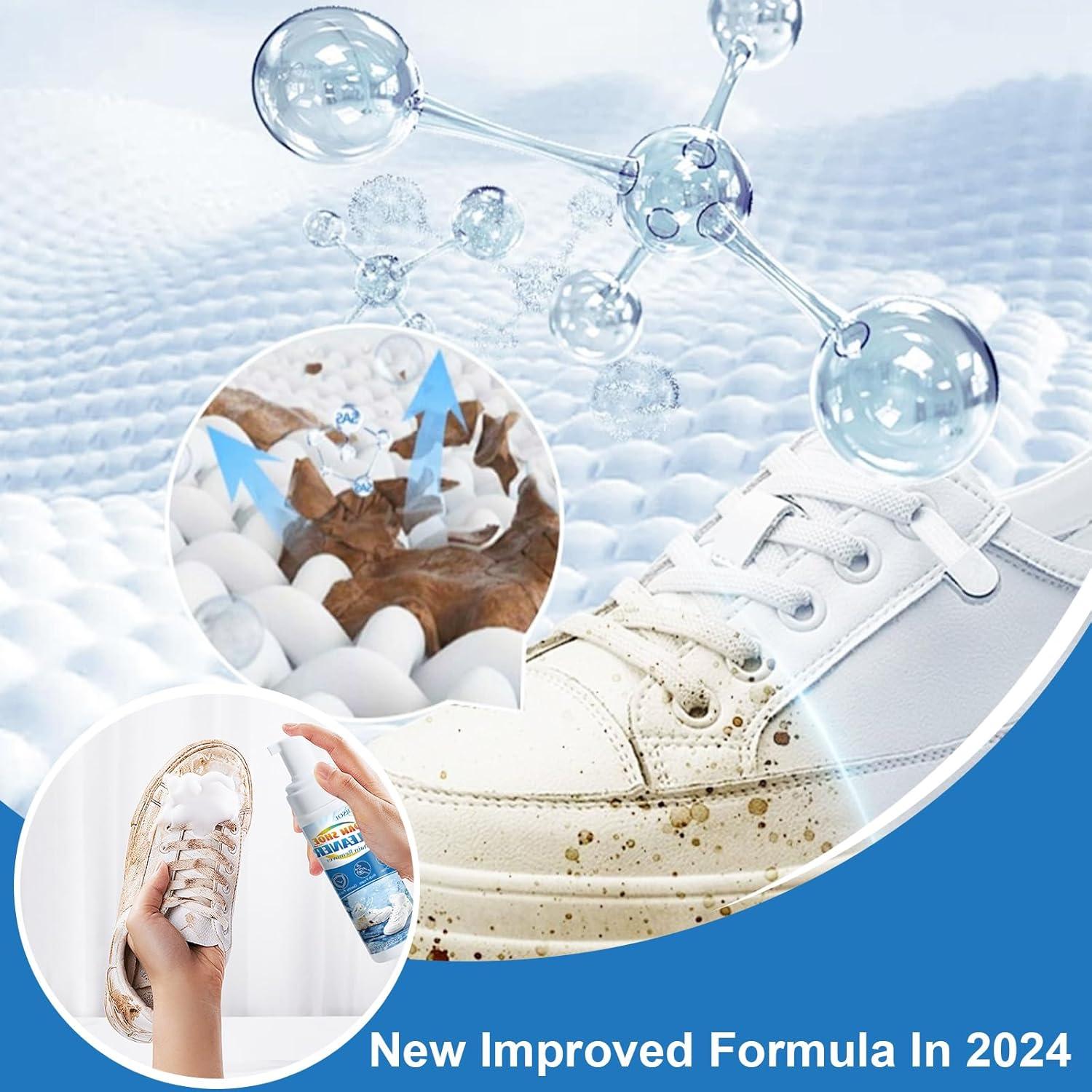 Kit de Limpieza de Zapatillas Blanco 191 g - Limpiador y Cepillo