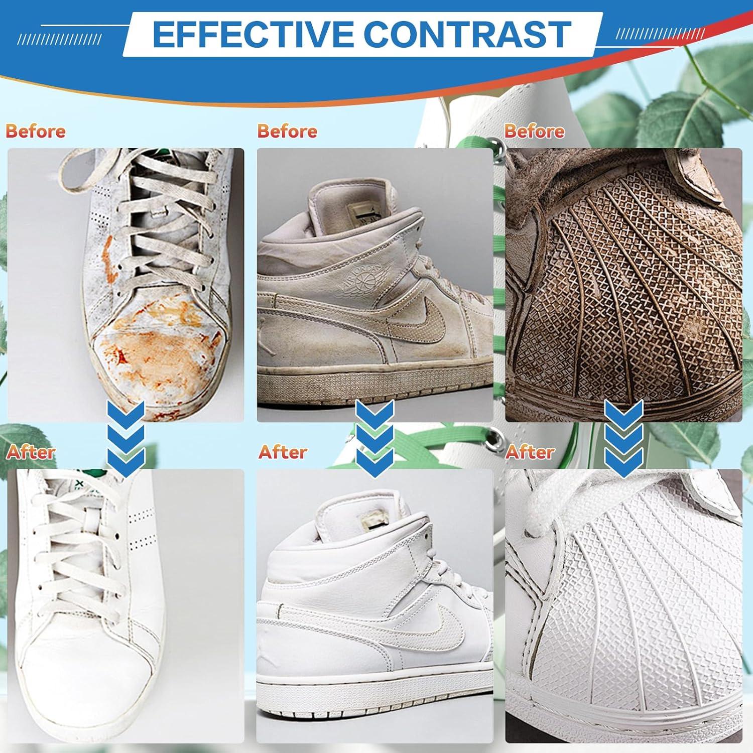 Kit de Limpieza de Zapatillas Blanco 191 g - Limpiador y Cepillo