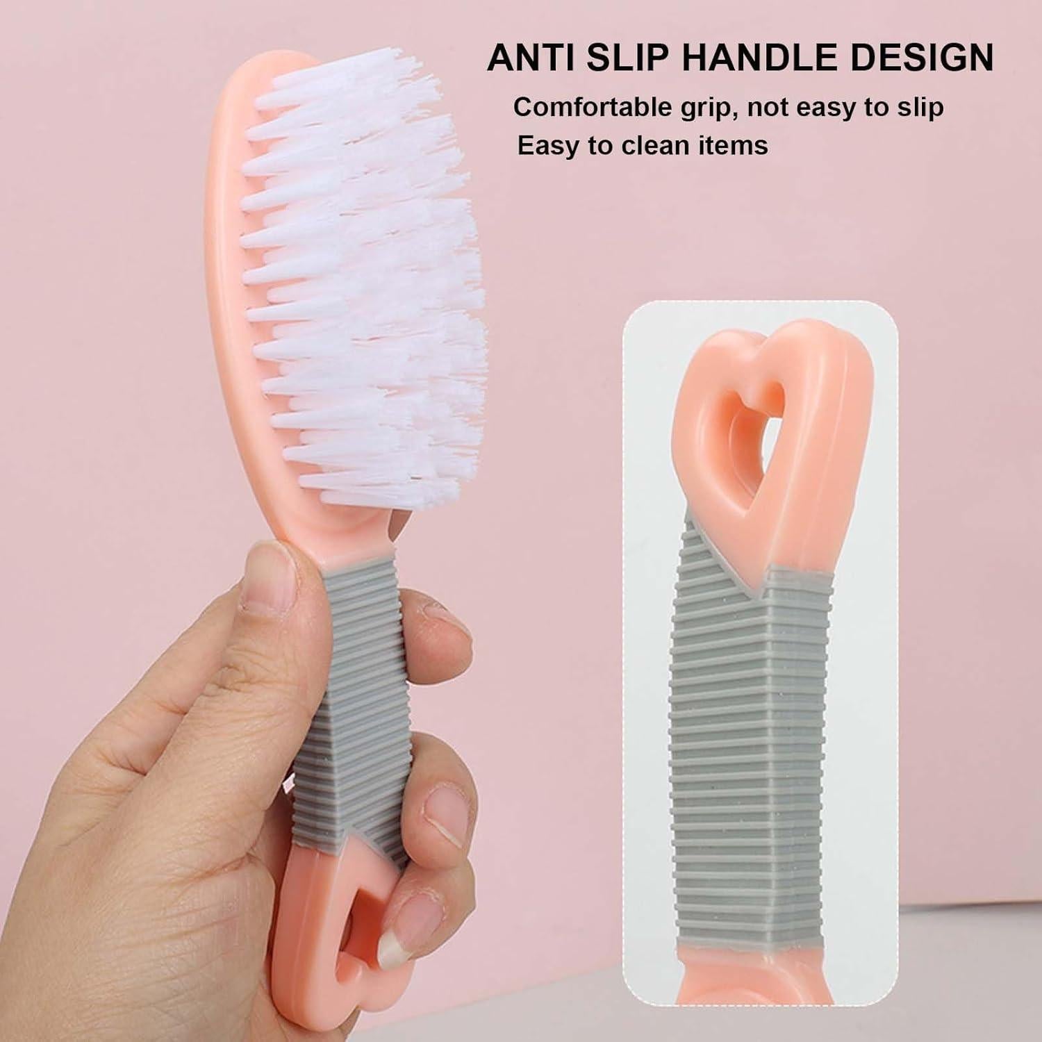 Paquete de 2 cepillos de limpieza Selaurel - Azul y Rosa