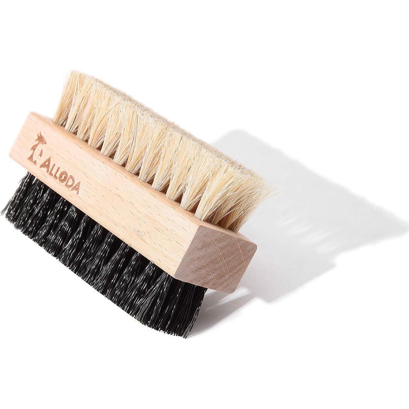 Cepillo de Limpieza de Zapatos Alloda - Doble Cara Suave y Dura