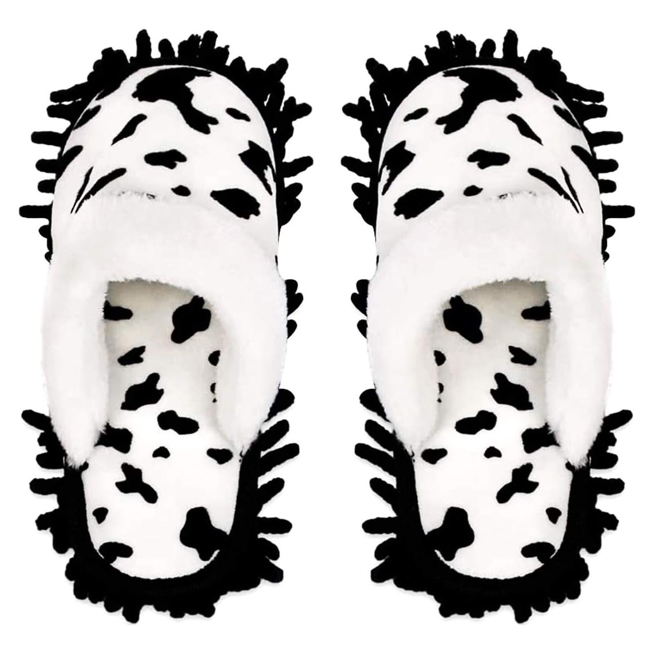 Zapatillas de Mopa de Microfibra Frjjthchy - Patrón de Vaca