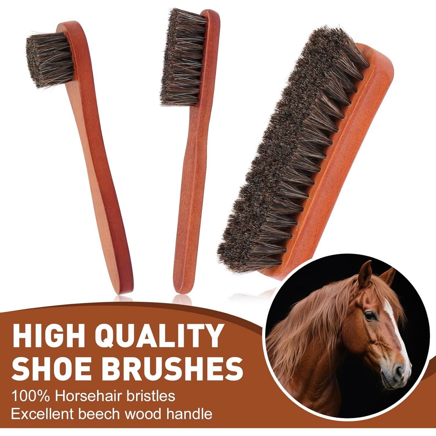 Kit de Cuidado de Zapatos de Cuero 16PCS para Hombres