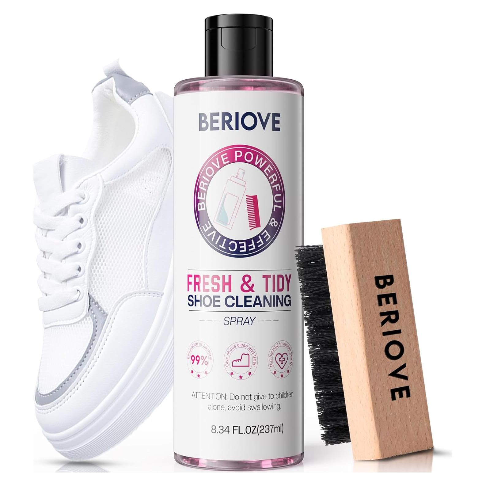 Kit Limpiador de Zapatos BERIOVE - Multiusos para Lona y Nubuck