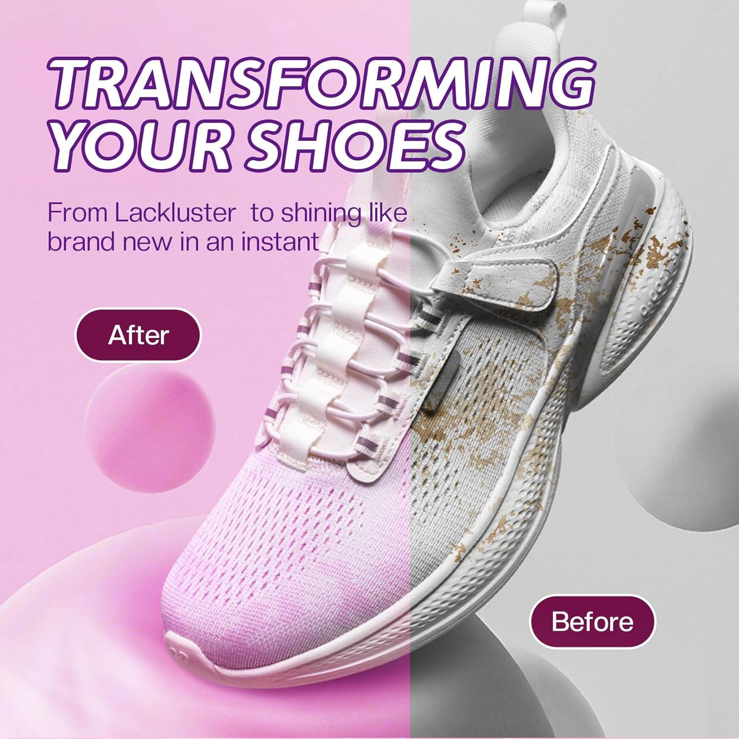 Kit Limpiador de Zapatos BERIOVE - Multiusos para Lona y Nubuck