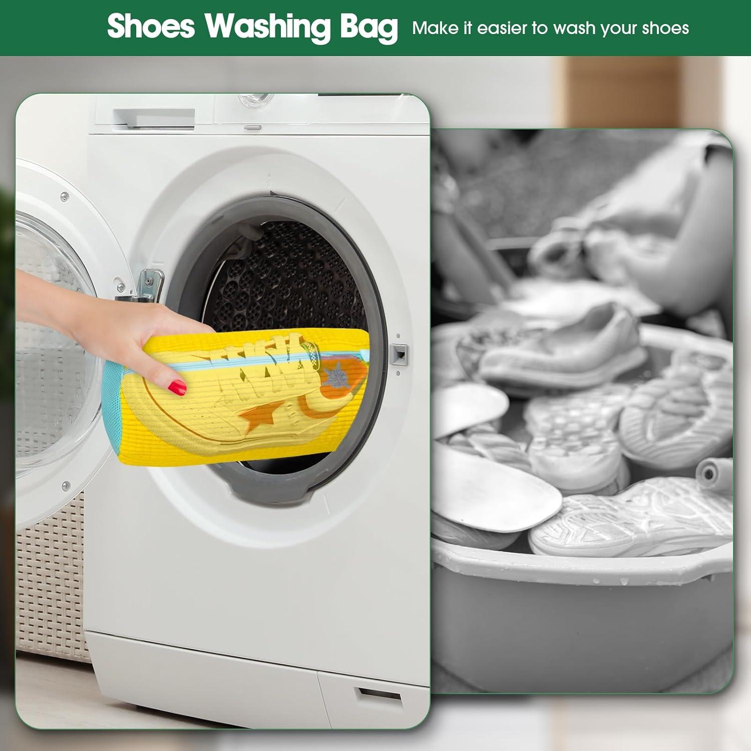 Bolsa de Lavado para Zapatos Gardon Amarillo con 10 Pelotas