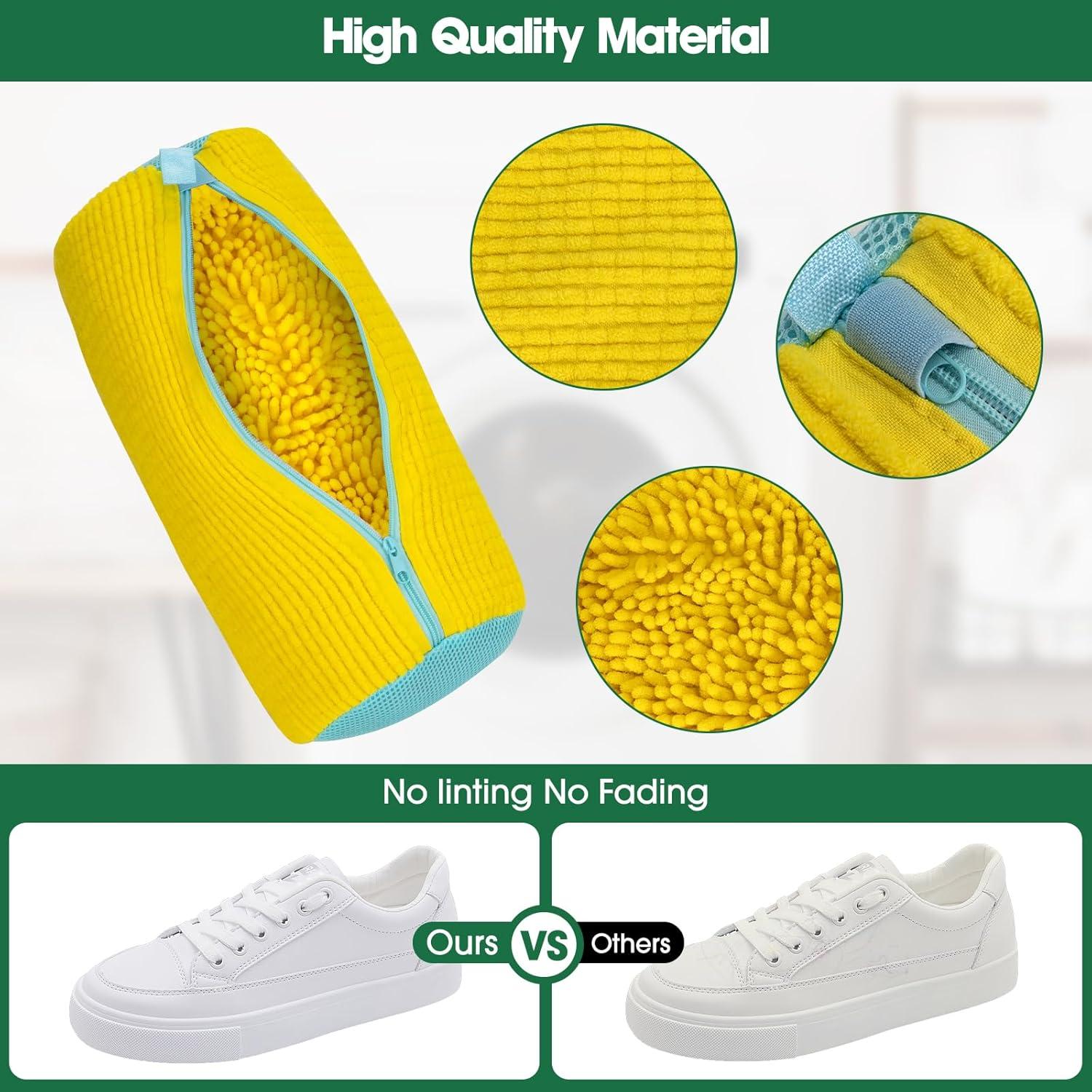 Bolsa de Lavado para Zapatos Gardon Amarillo con 10 Pelotas