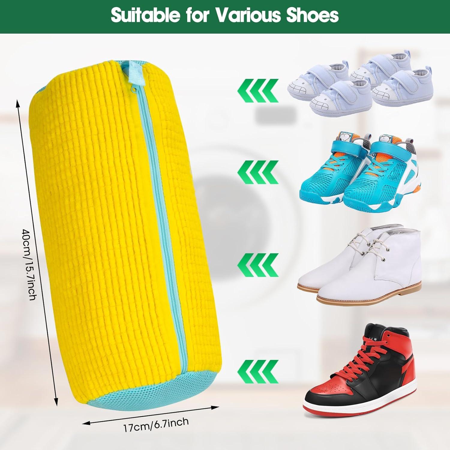 Bolsa de Lavado para Zapatos Gardon Amarillo con 10 Pelotas