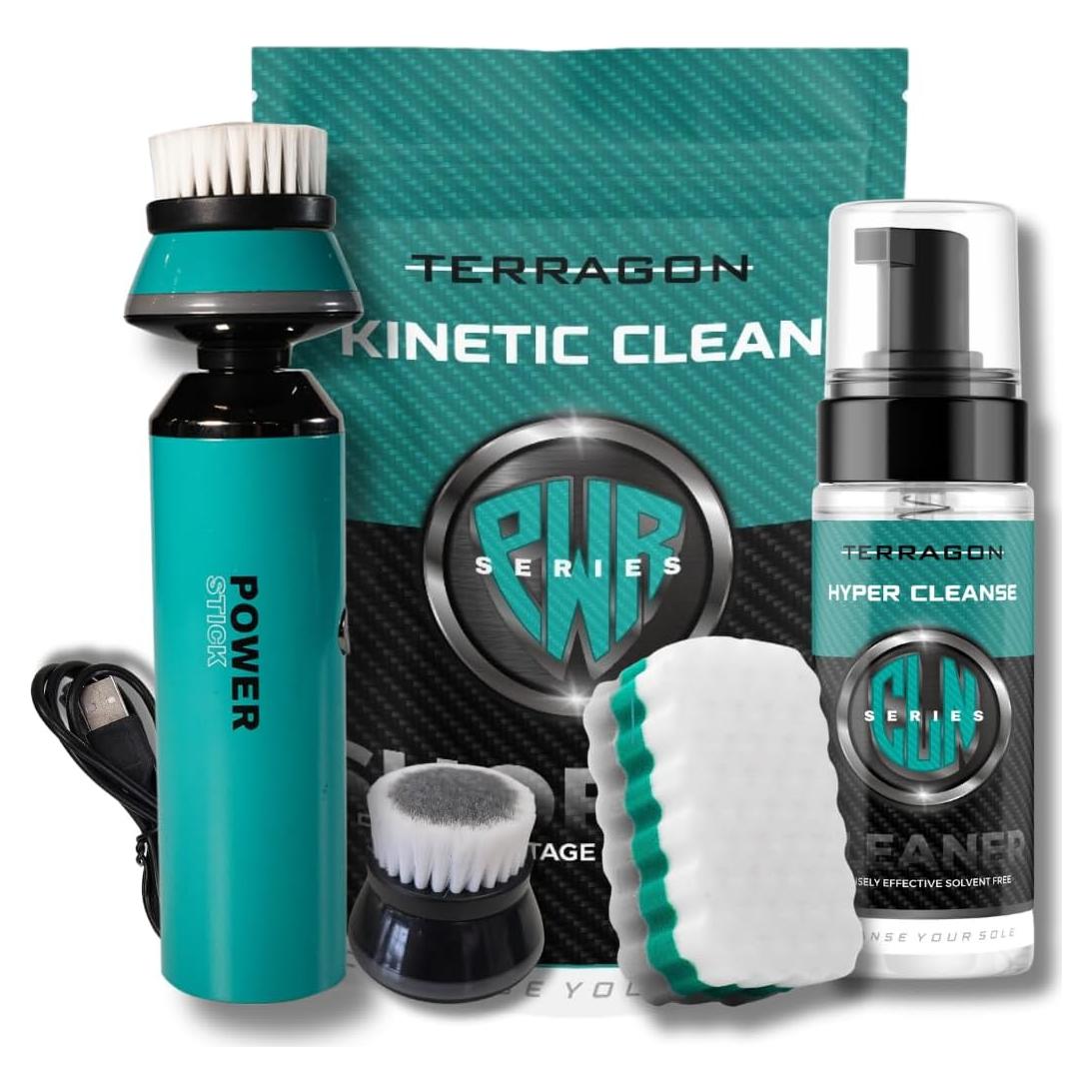 Kit de Limpieza de Zapatos Terragon Kinetic Cleanse - Eléctrico