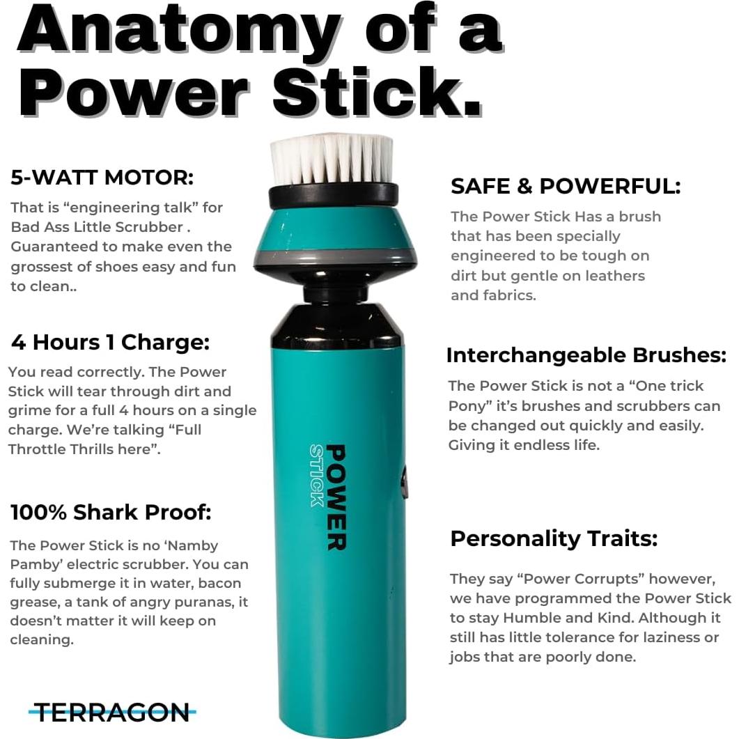 Kit de Limpieza de Zapatos Terragon Kinetic Cleanse - Eléctrico