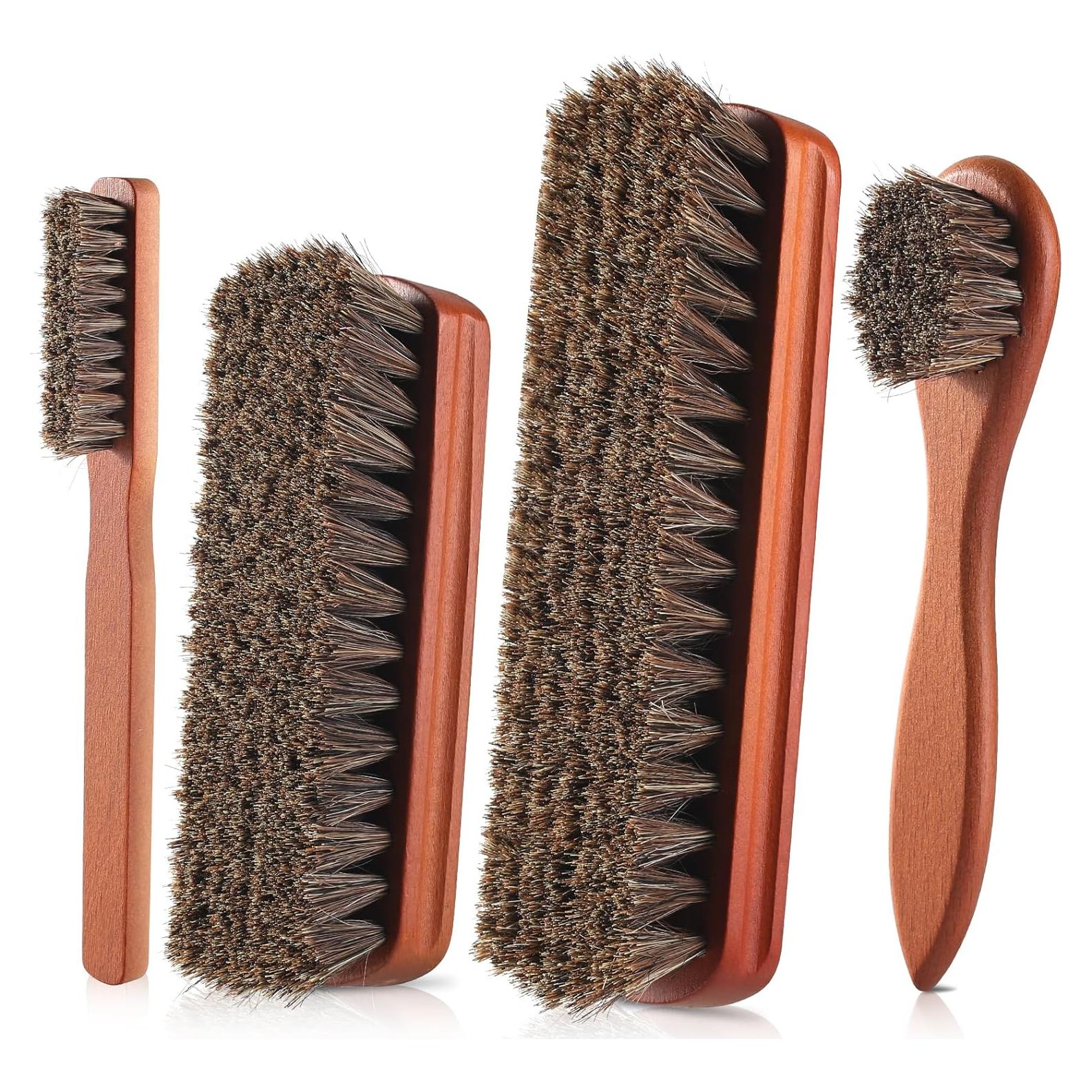 Kit de Cepillos para Cuidado de Zapatos YEHFHSU - 4 Piezas