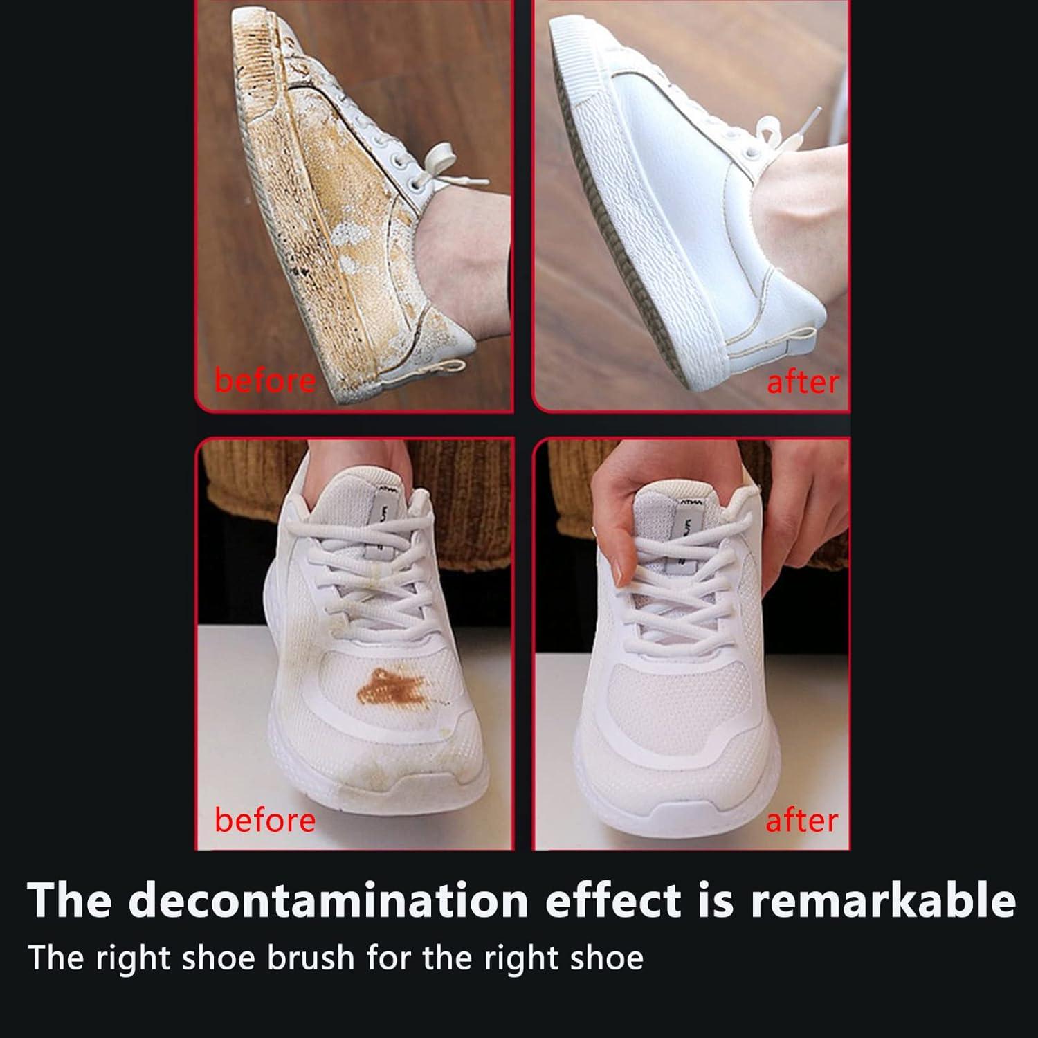 Cepillo de Limpieza para Zapatos GUZI - 2 Piezas, Suave y Duro