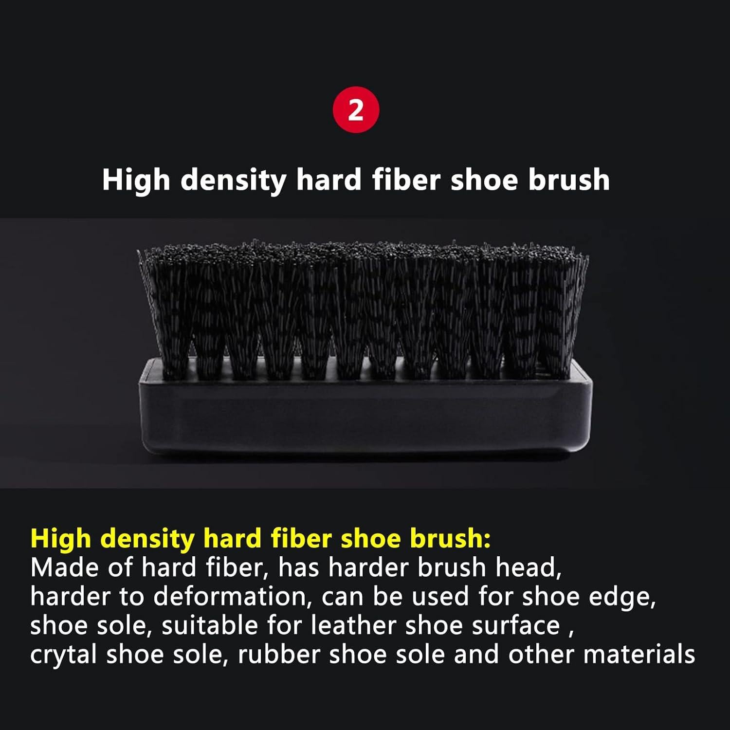 Cepillo de Limpieza para Zapatos GUZI - 2 Piezas, Suave y Duro