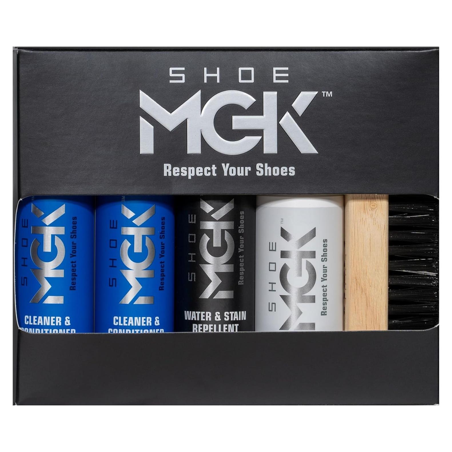 Kit de Limpieza de Zapatos MGK MVP - Limpiador, Acondicionador y Repelente
