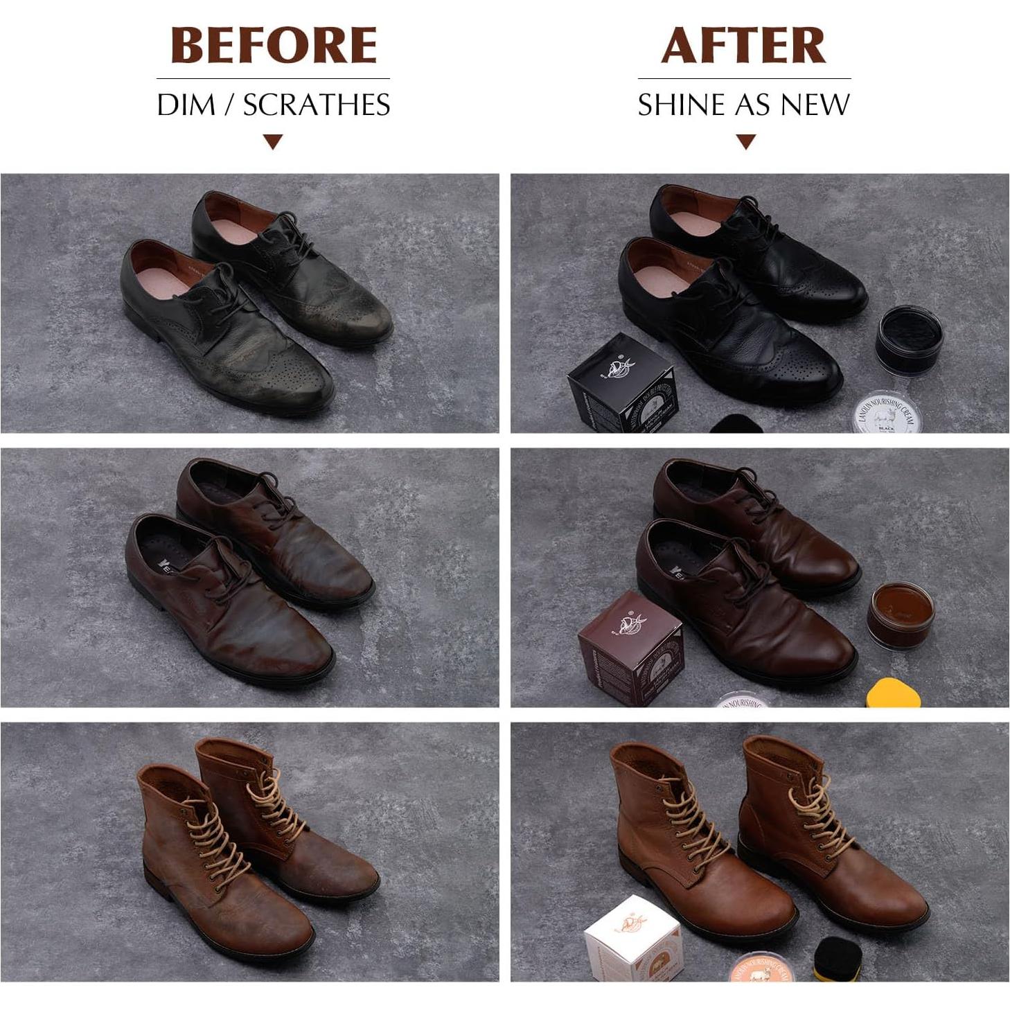 Crema para Brillar Zapatos Salty Fish 90.7g - Restaurador y Protector