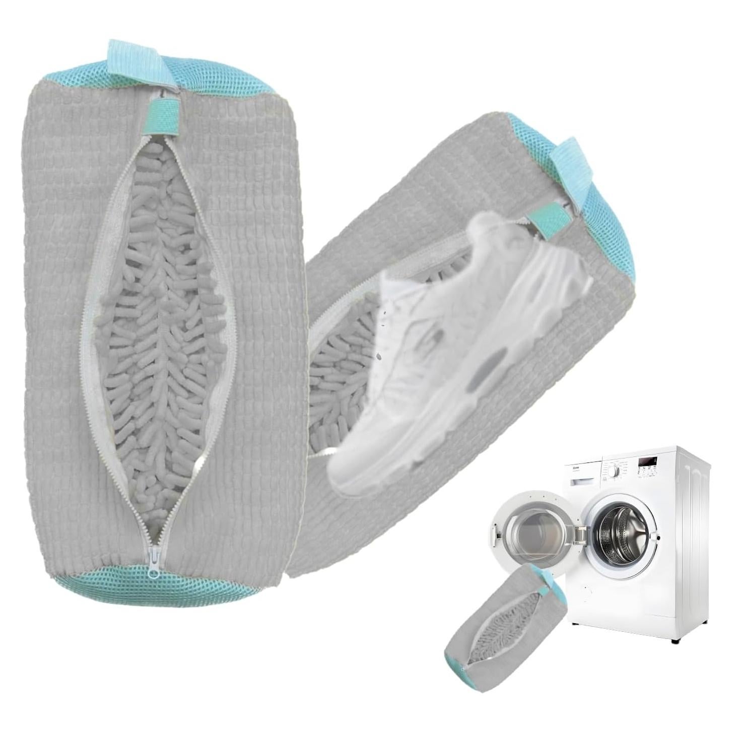 Bolsa de Lavado de Zapatos Sunlyn-MLG Gris 2 Piezas Reutilizable