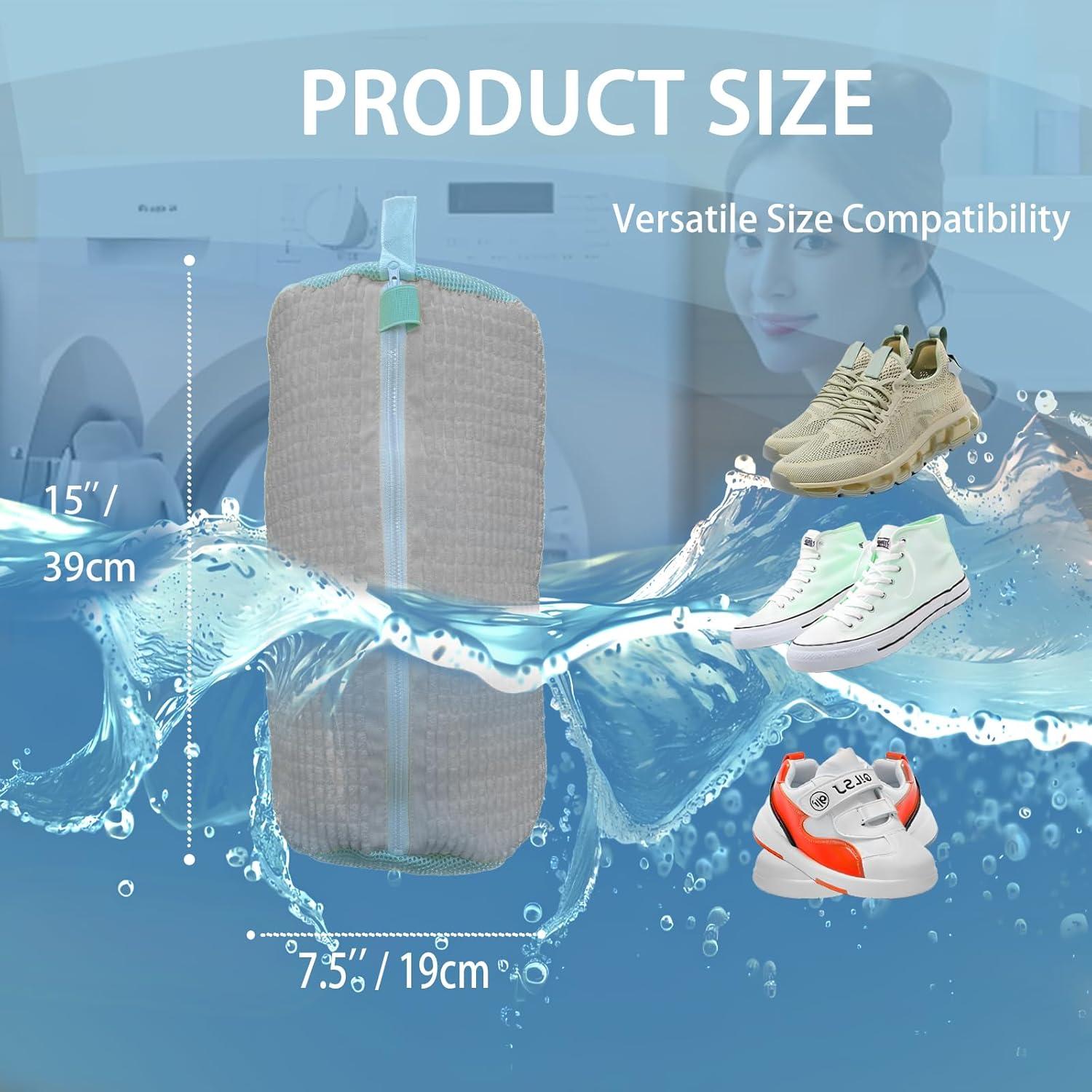 Bolsa de Lavado de Zapatos Sunlyn-MLG Gris 2 Piezas Reutilizable