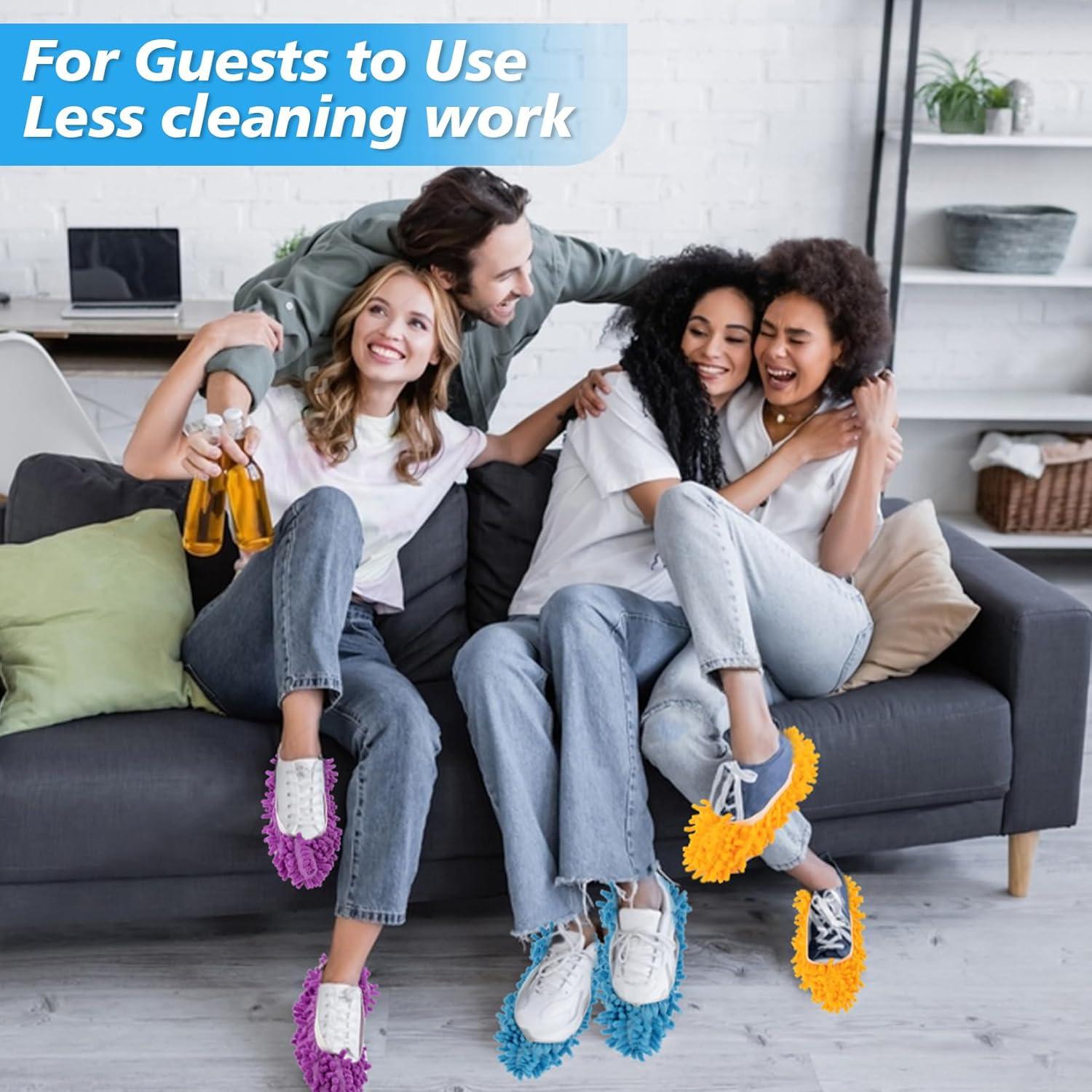 Zapatillas Mop de Limpieza MAQIHAN - Talla 8 - 5 Pares