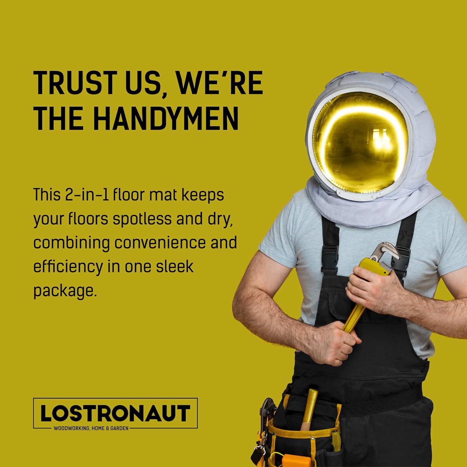 Alfombra de Entrada Antideslizante Lostronaut 63.5x40.6cm