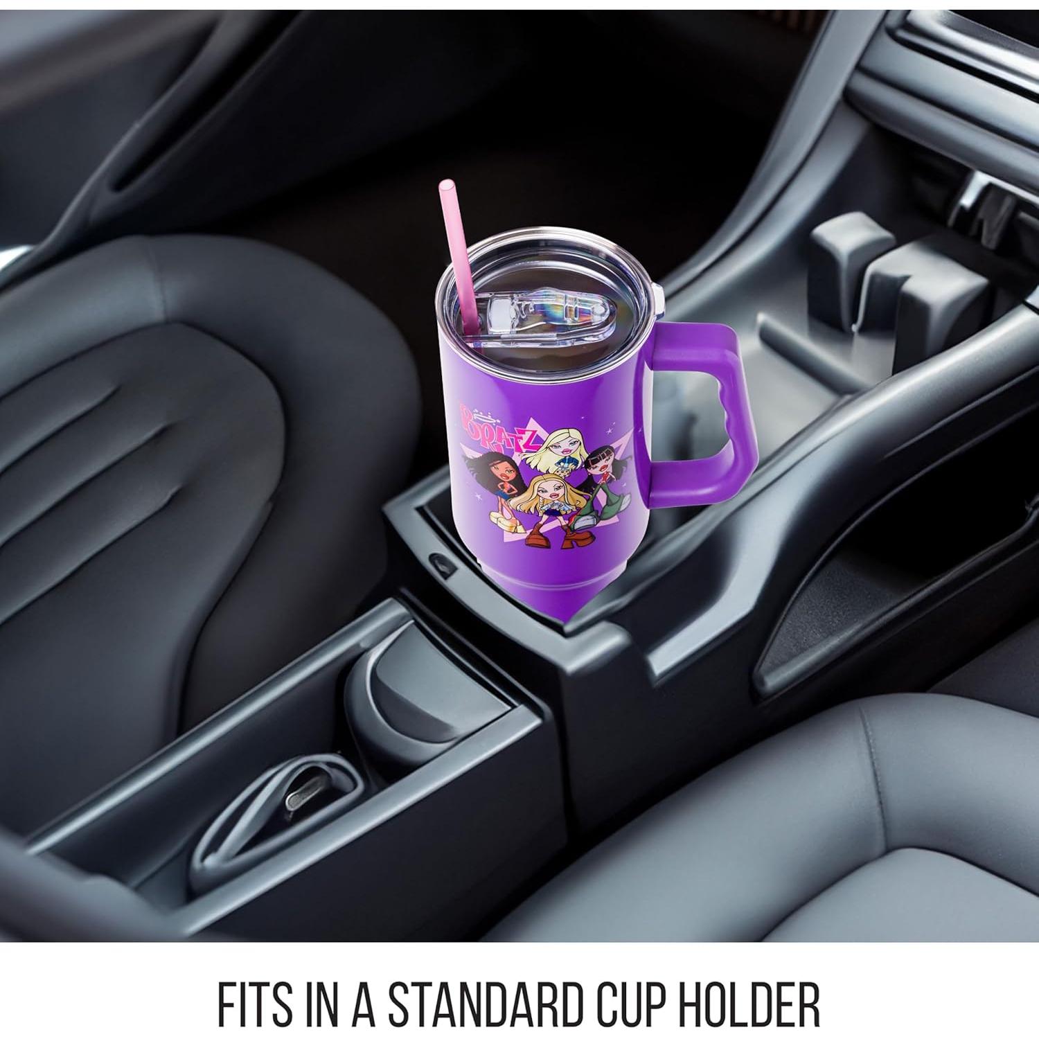 Taza de Acero Inoxidable Bratz Silver Buffalo 1.18L con Popote