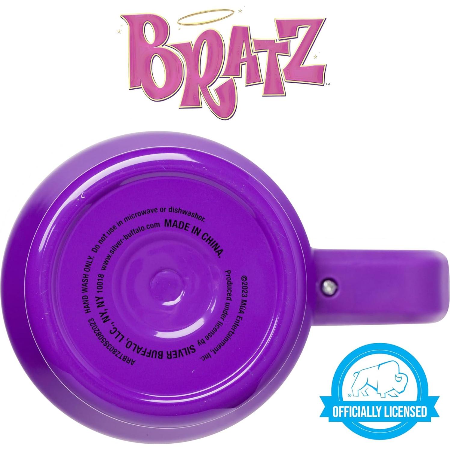 Taza de Acero Inoxidable Bratz Silver Buffalo 1.18L con Popote