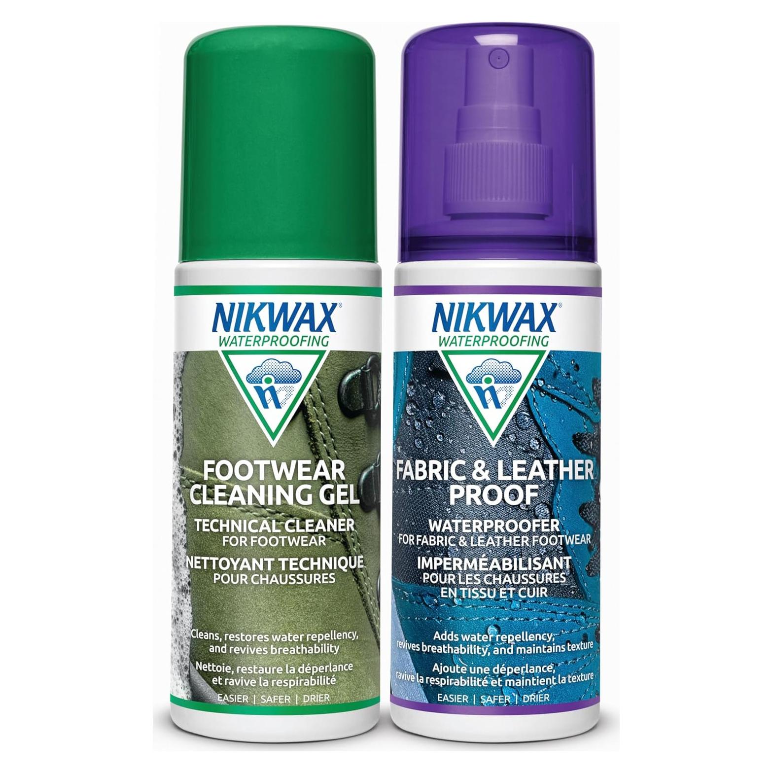 Nikwax Limpieza e Impermeabilización Calzado Tela y Cuero 250ml