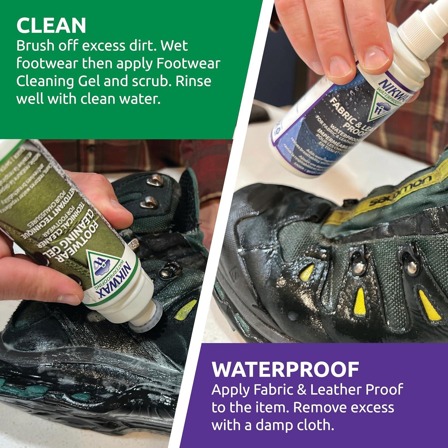 Nikwax Limpieza e Impermeabilización Calzado Tela y Cuero 250ml