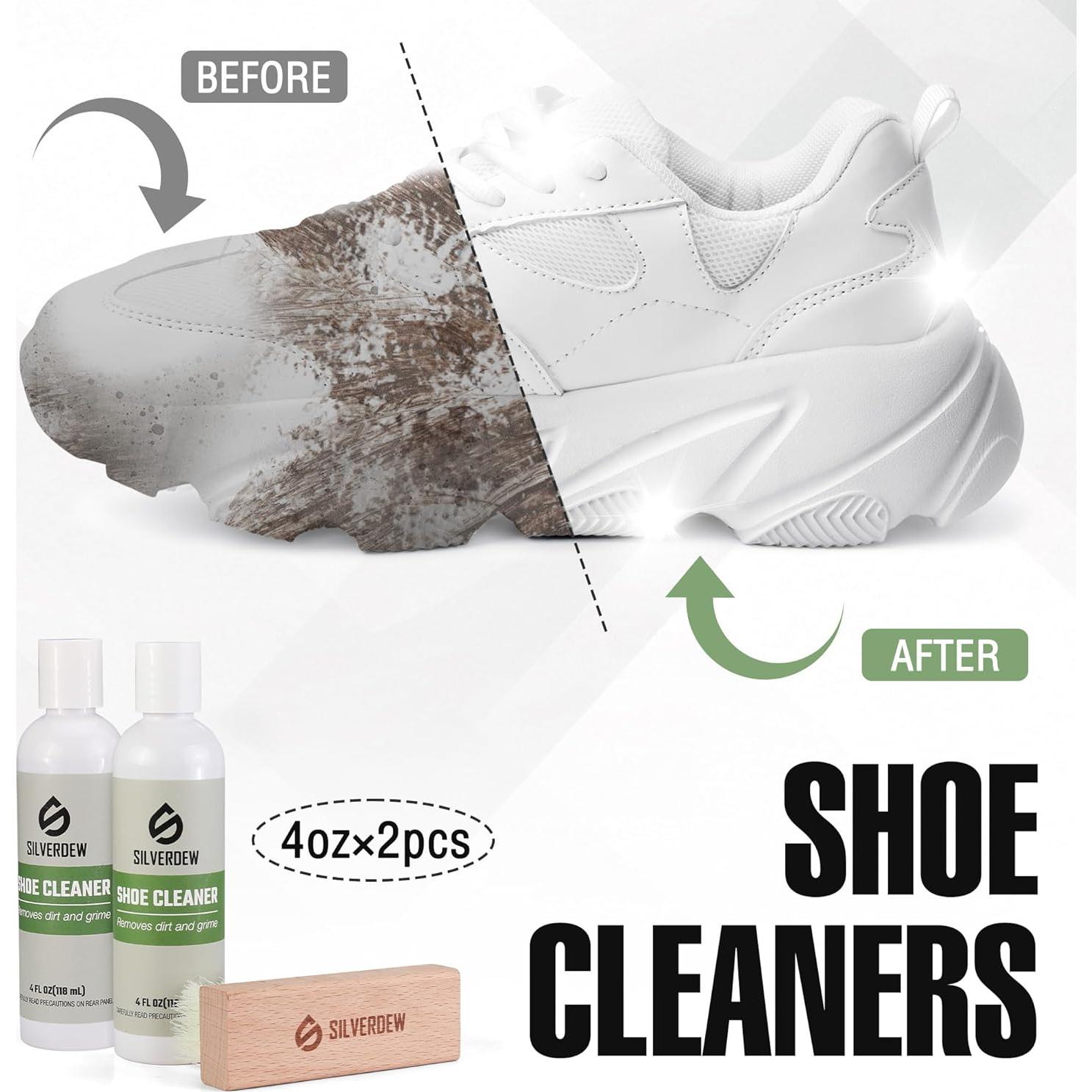 Kit de limpieza de zapatos 7 piezas Hangzhou - Limpiador, desodorante, cepillos