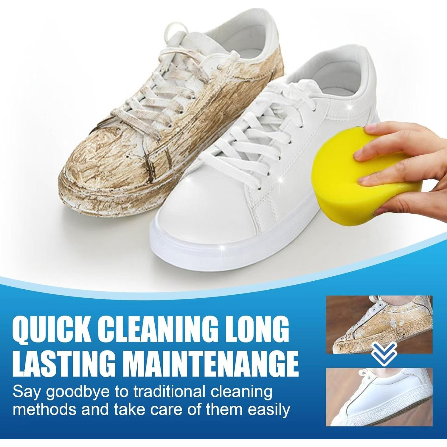 Crema Limpiadora Multifuncional para Zapatos Blancos 260g