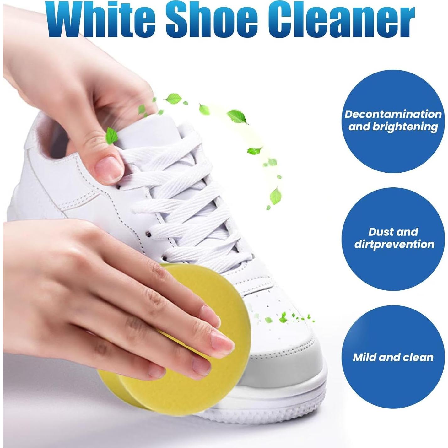 Crema Limpiadora Multifuncional para Zapatos Blancos 260g