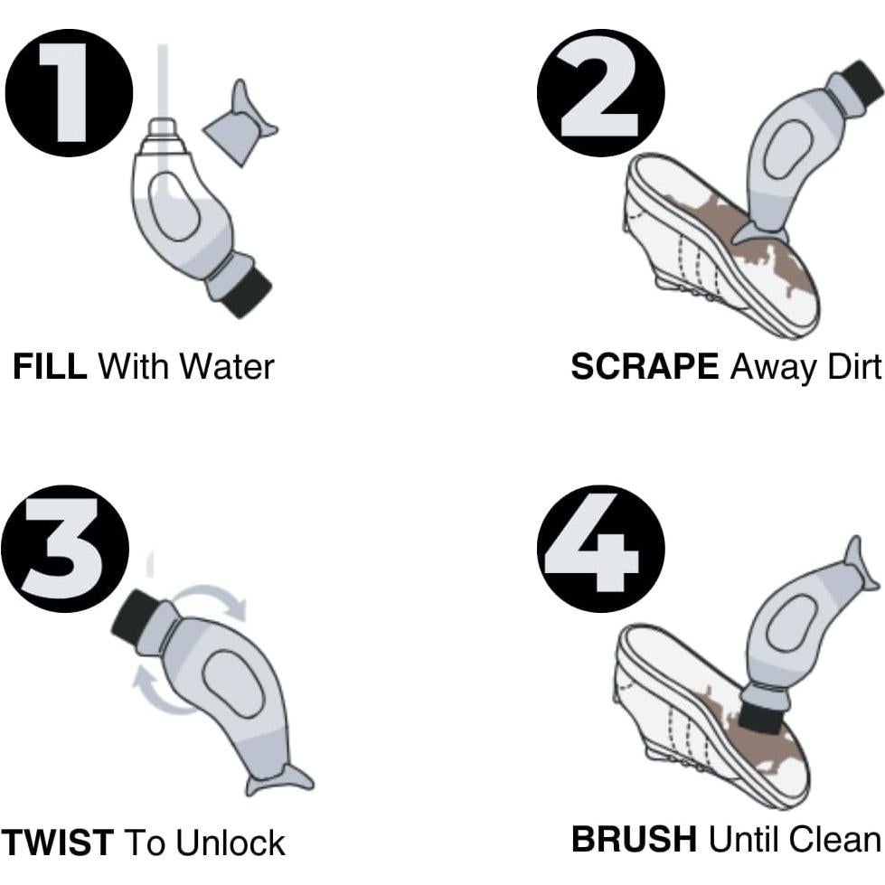 BootBuddy Cepillo Limpiador de Calzado - Multiusos para Botas y Zapatos