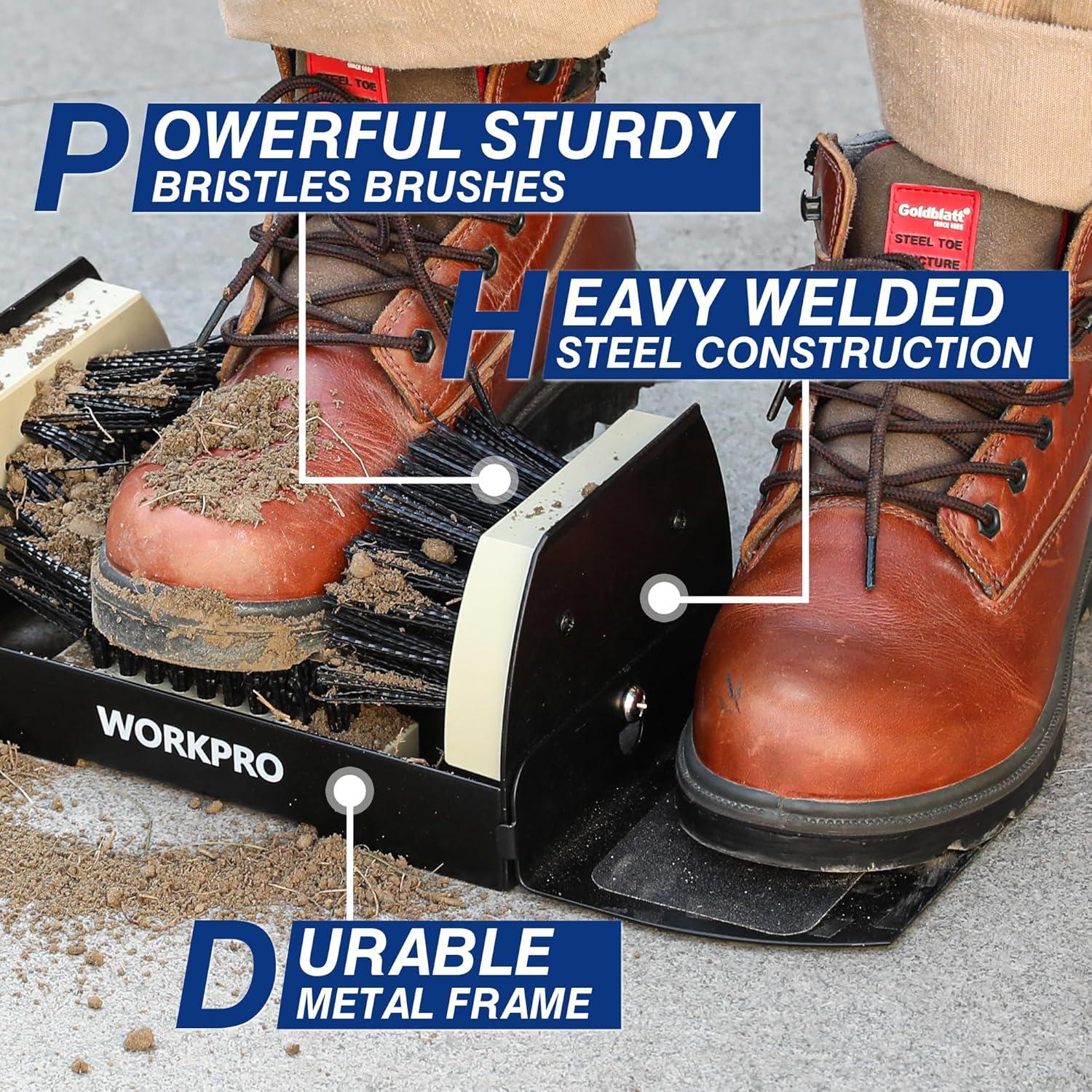 Cepillo para Botas WORKPRO de Alta Resistencia 47x15.5 cm