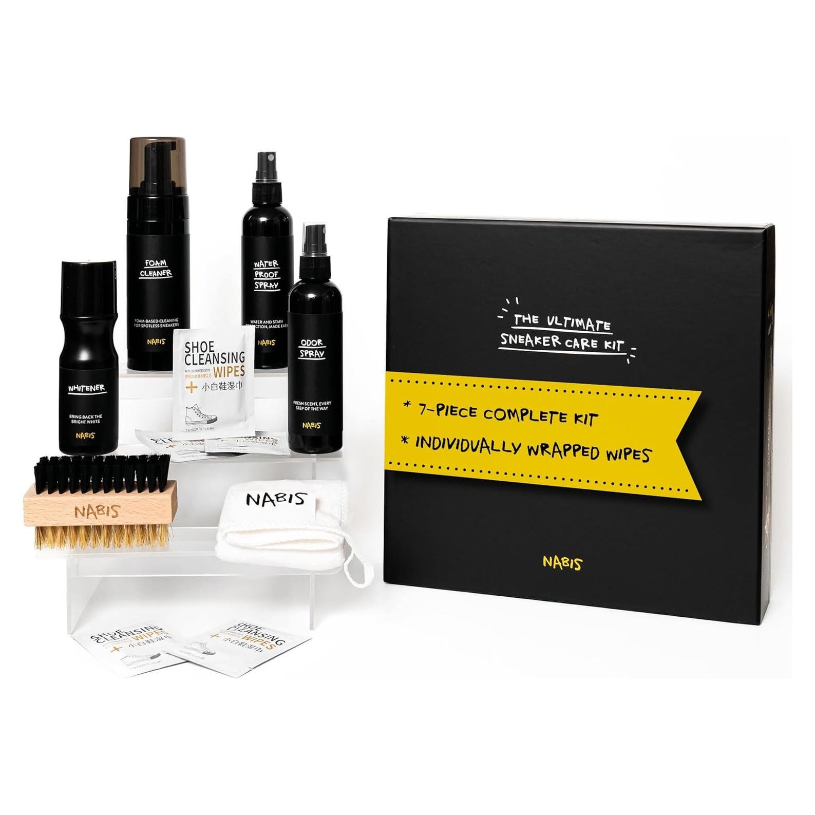 Kit de limpieza de zapatillas 7 en 1 Premium - Cuidado total