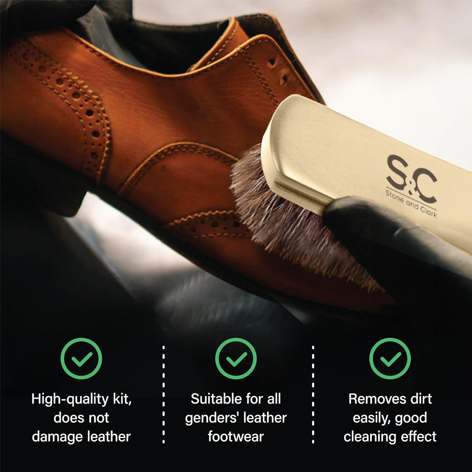 Kit de Cuidado y Pulido de Zapatos Original - Brillo Marrón, Negro y Neutro