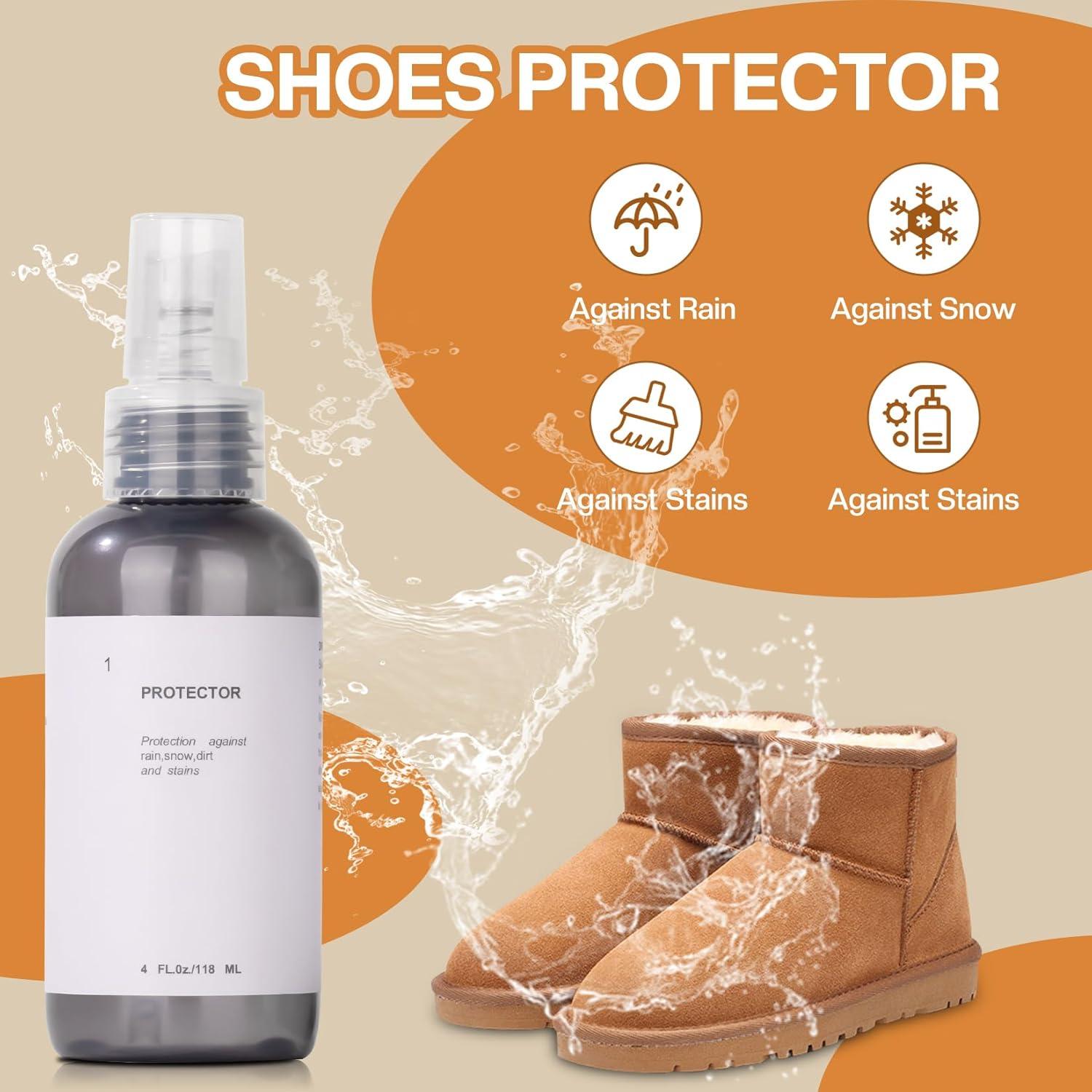 Kit de Limpieza de Zapatos CPDUSTER: Limpiador, Protector y Cepillos