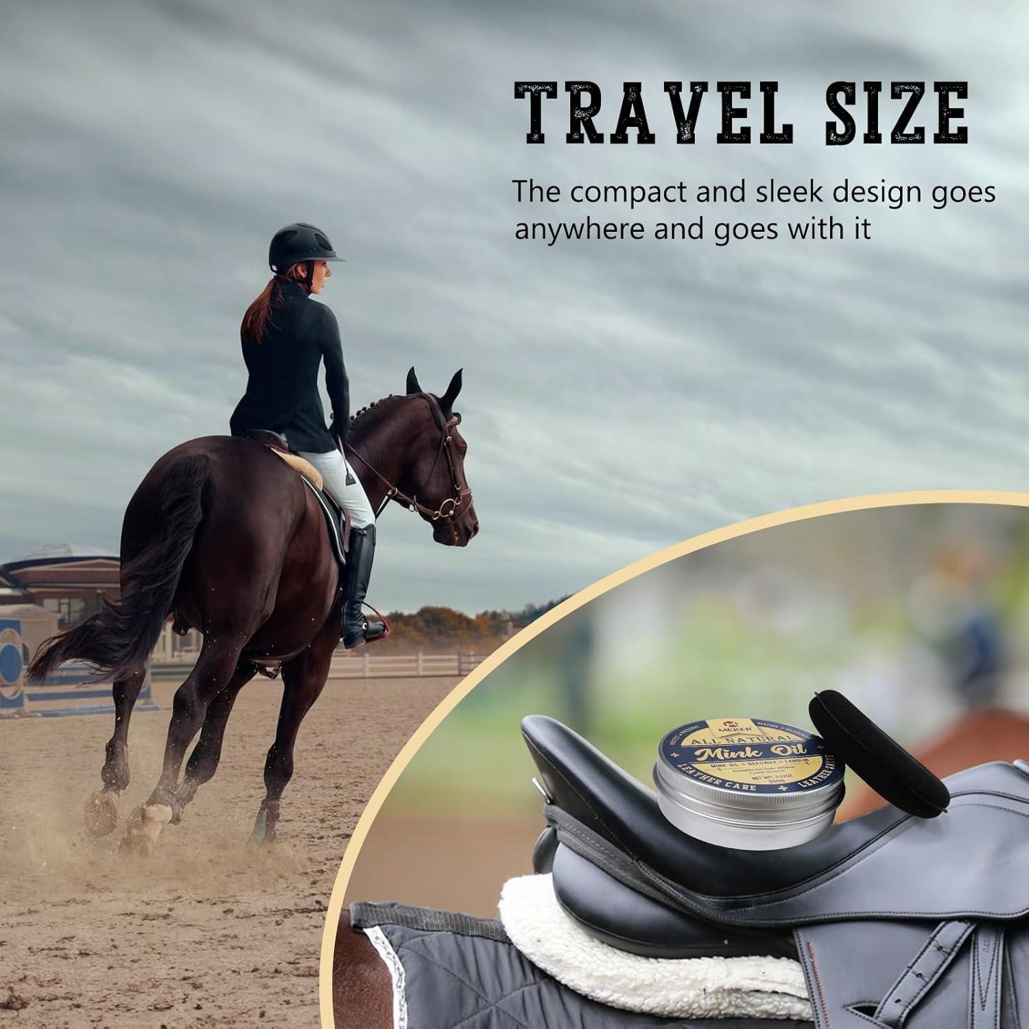 MEKER Aceite de Visón 100g - Acondicionador para Cuero