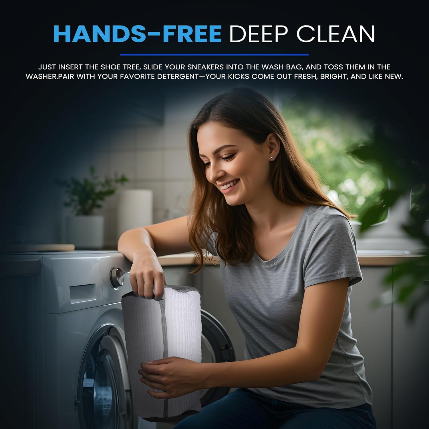 Kit de Spa para Zapatillas NRS - 2 Bolsas de Lavado y 1 Par de Árboles