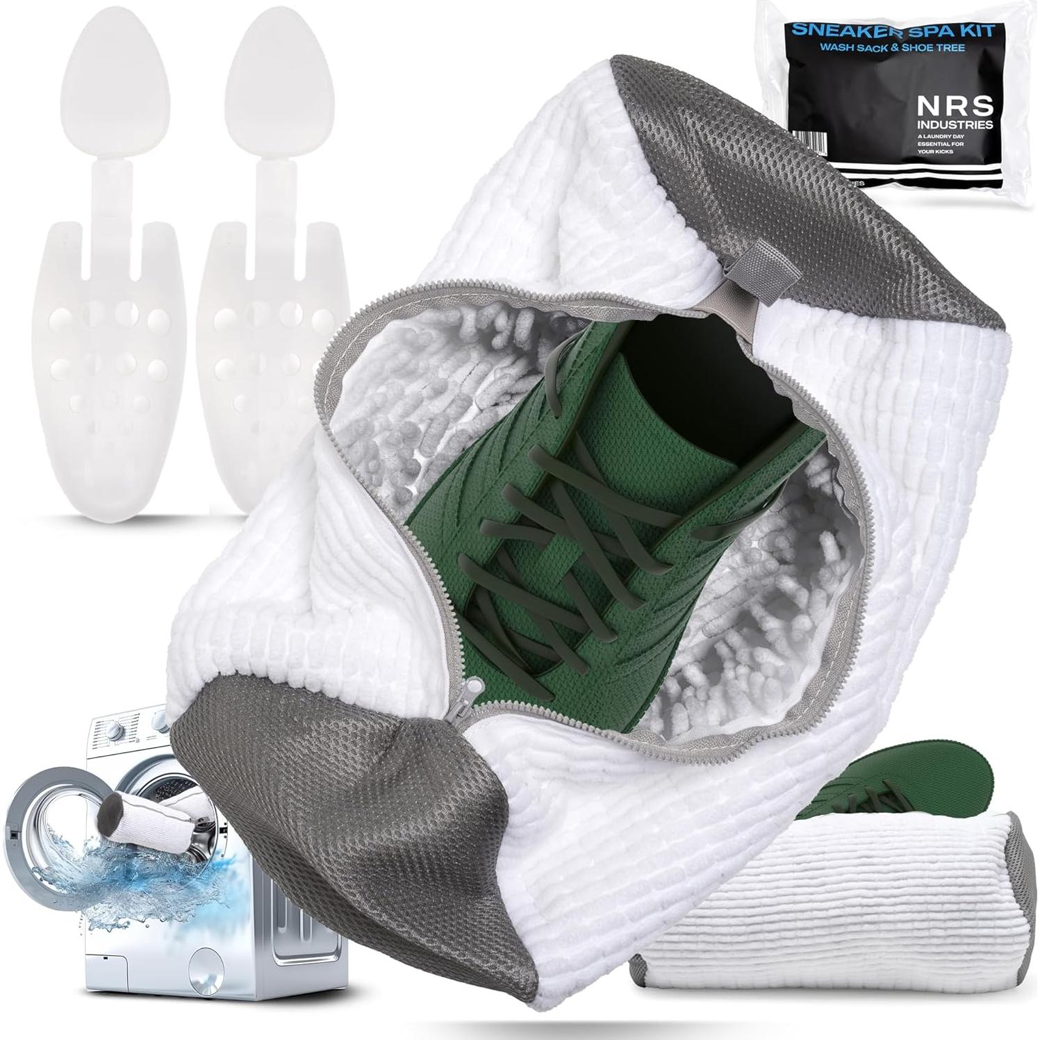 Kit de Spa para Zapatillas NRS - 2 Bolsas de Lavado y 1 Par de Árboles