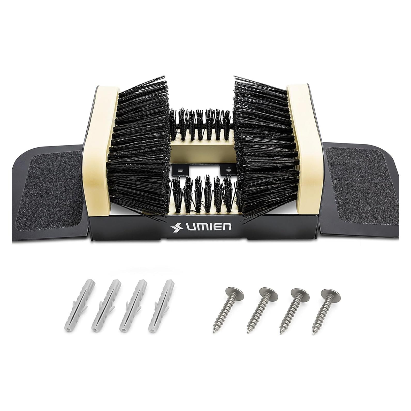 Cepillo para zapatos Umien con aletas - Limpieza fácil y resistente