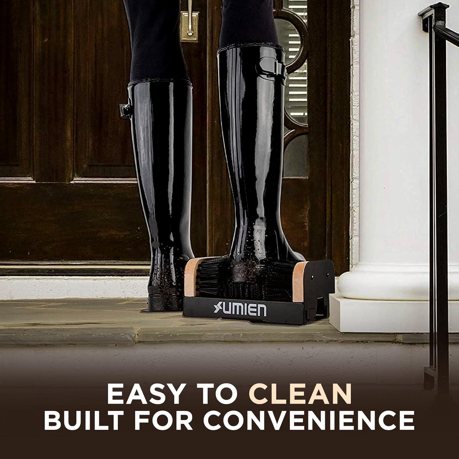 Cepillo para zapatos Umien con aletas - Limpieza fácil y resistente