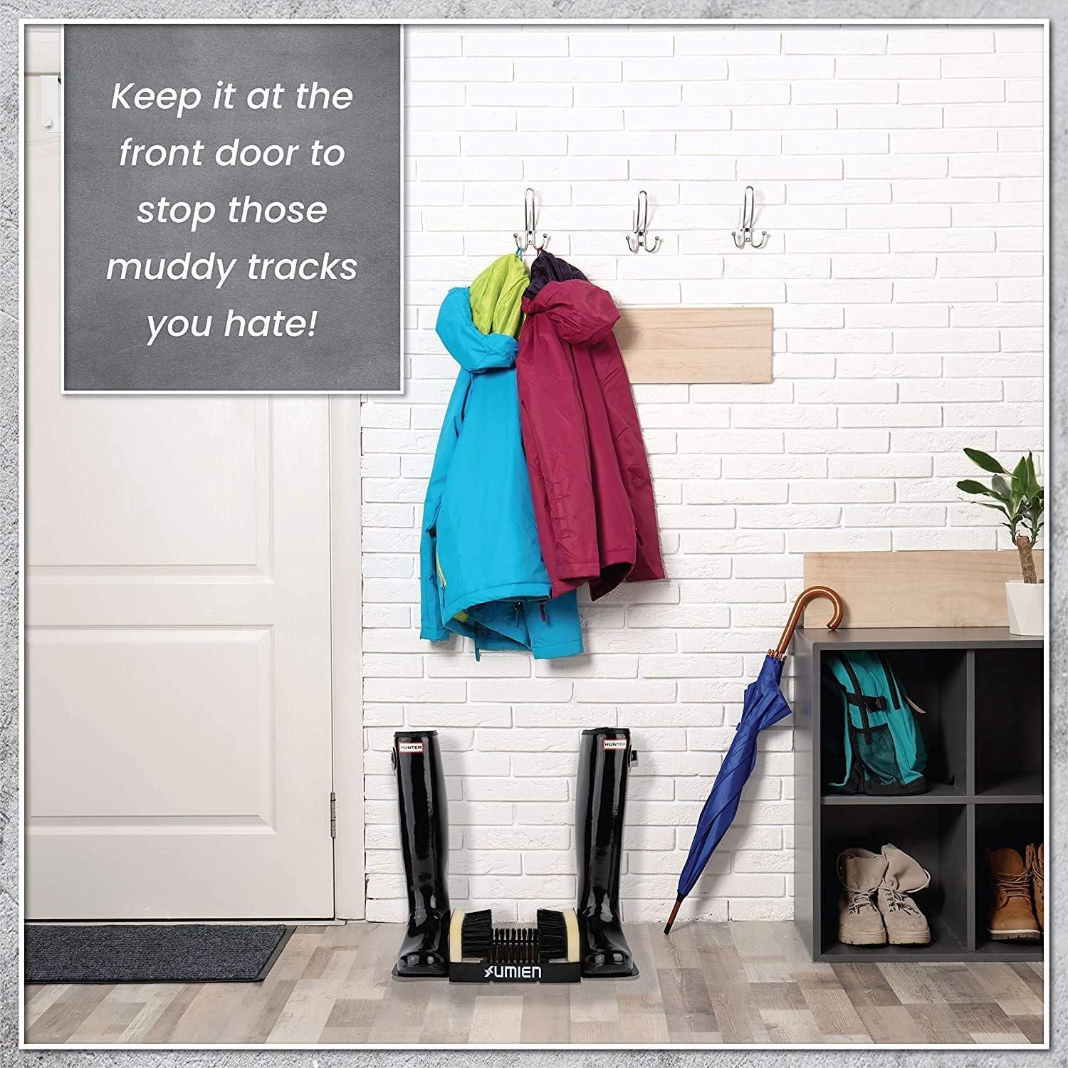 Cepillo para zapatos Umien con aletas - Limpieza fácil y resistente