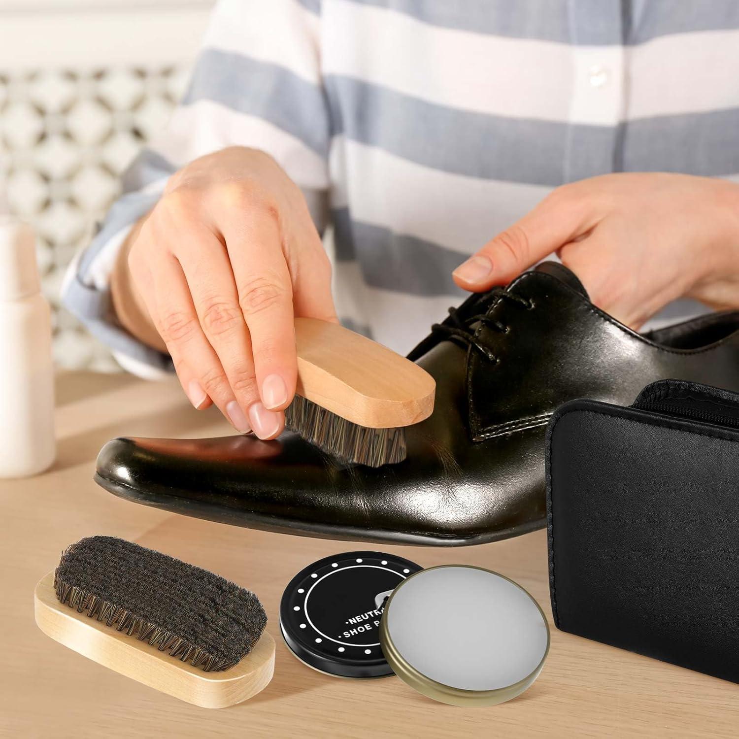 Kit de Cuidado de Zapatos Loopeer 11 Piezas con Cepillo