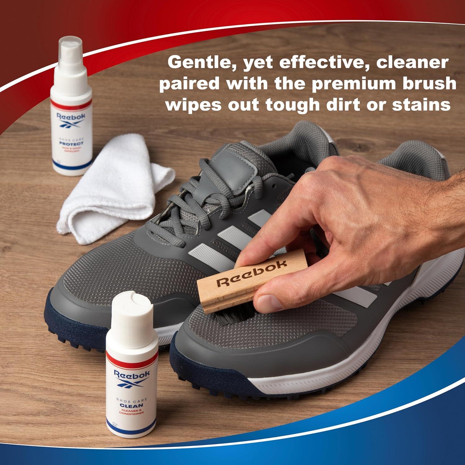 Kit de Limpieza de Zapatos Reebok - 2oz Limpiador y Protector