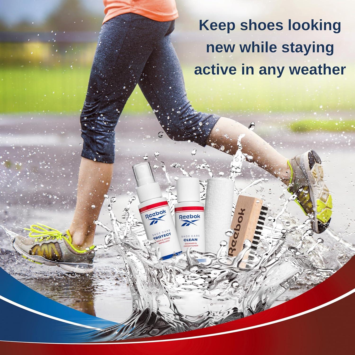 Kit de Limpieza de Zapatos Reebok - 2oz Limpiador y Protector