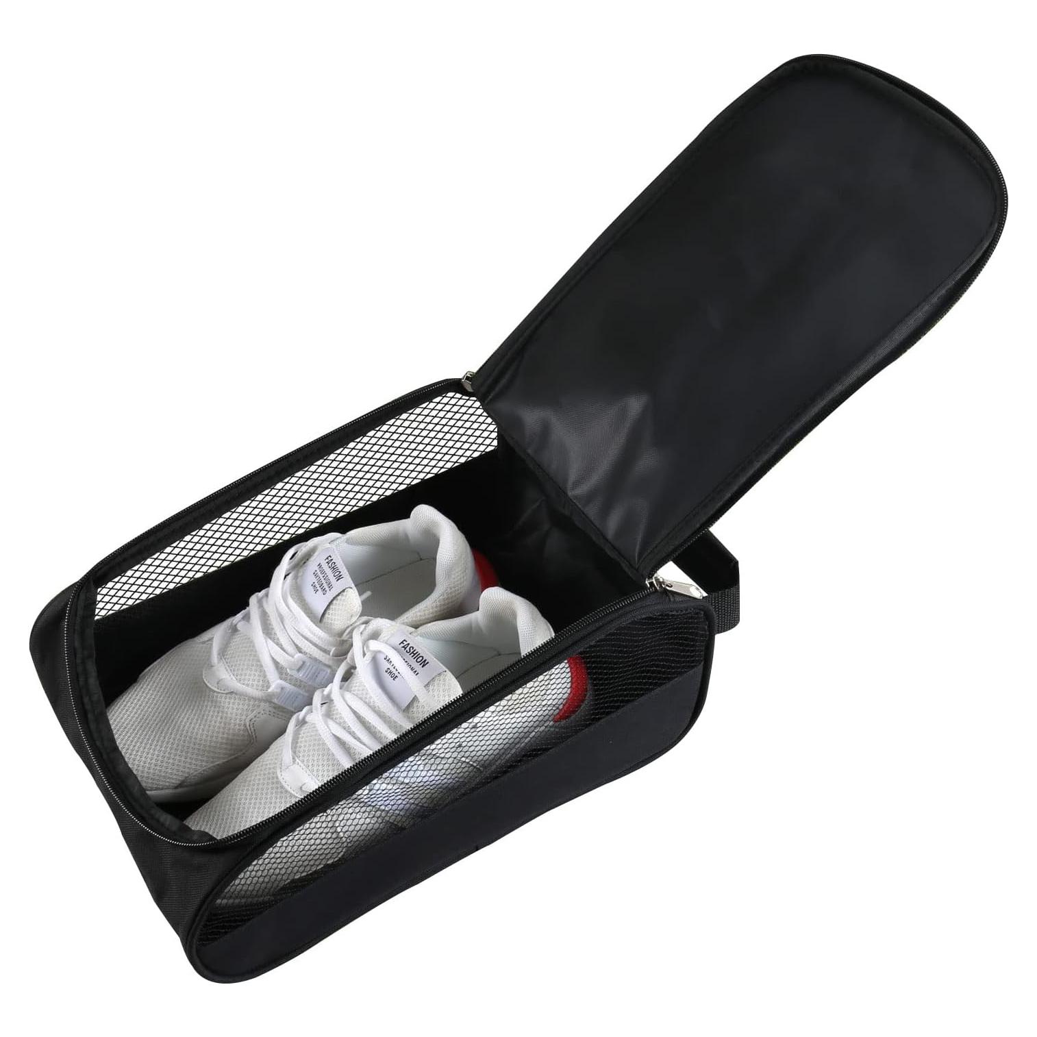 Bolsa de Zapatos de Golf Getfitsoo Negra con Ventilación