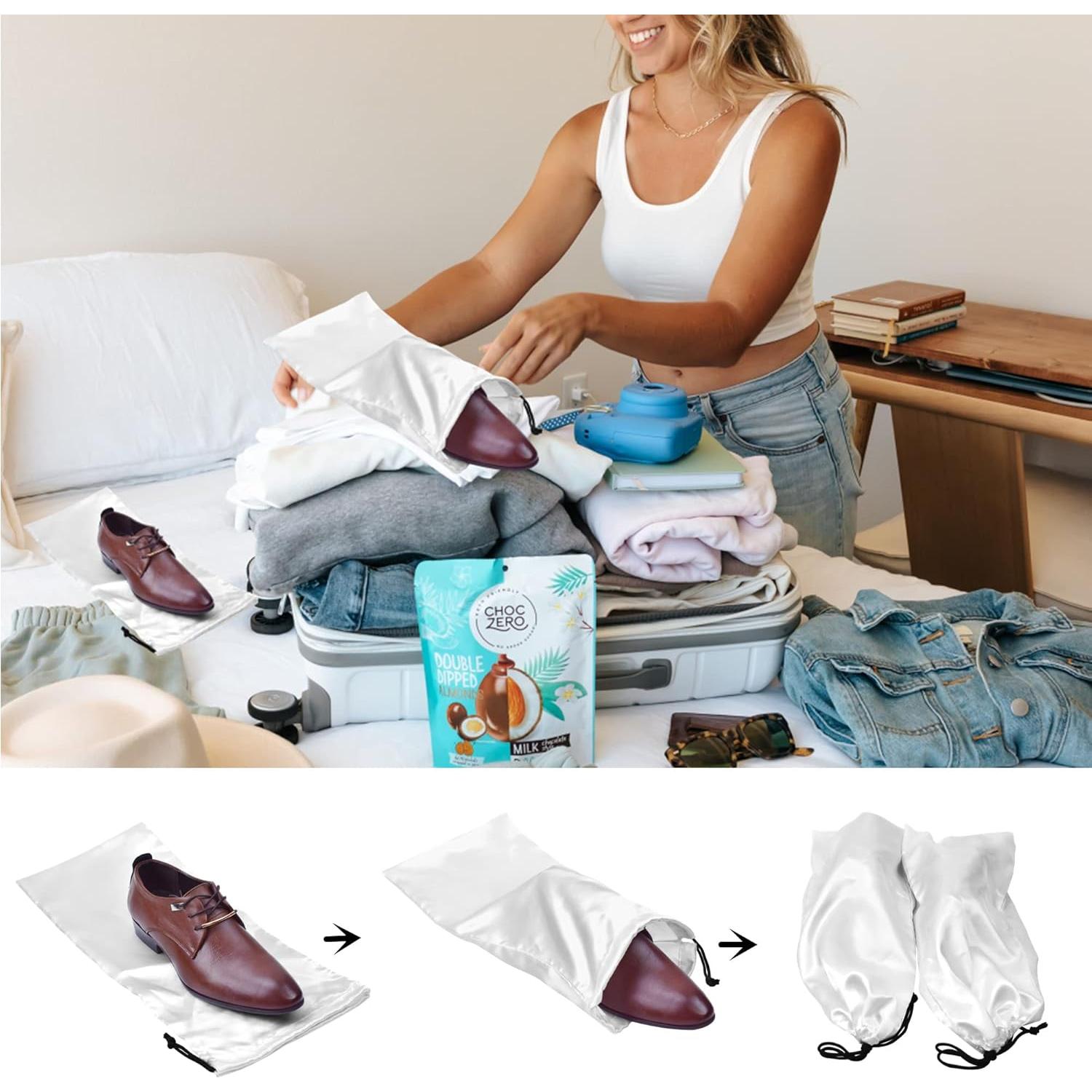 Bolsas para Zapatos de Viaje GONGKANGYUAN - 4 Piezas 45x20cm